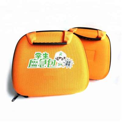 Hand-held Plastic Storage First Aid Kit Case EVA Medical Case Box with Rubber Handle